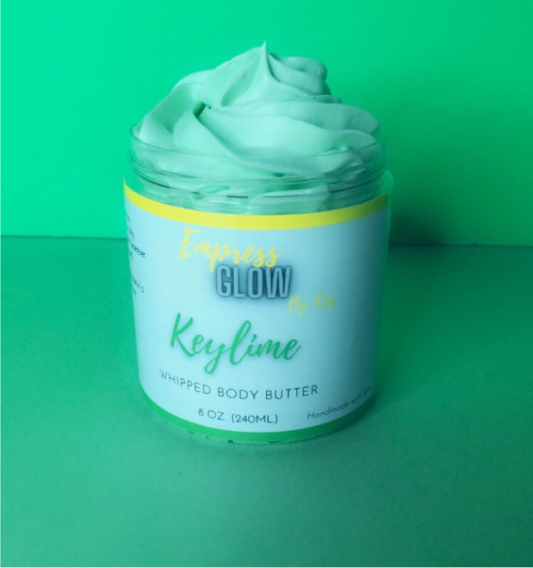 Keylime whipped body butter