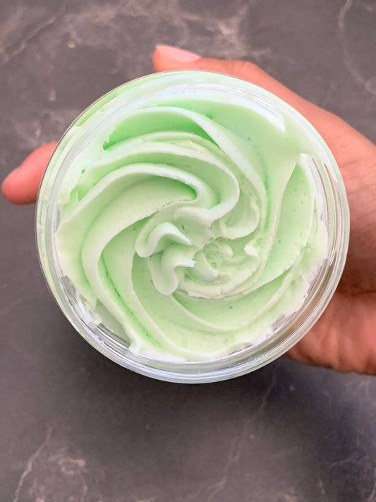 Keylime whipped body butter